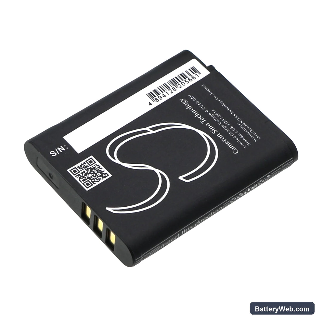 Pentax WG-1000 Replacement Battery, 3.7V, 890mAh, Li-ion 4