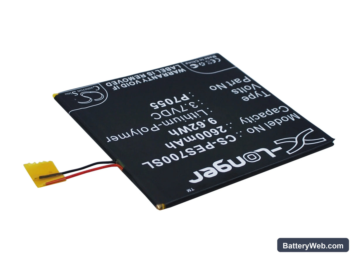POSH Equal Replacement Battery, 3.7V, 2600mAh, Li-Polymer 3