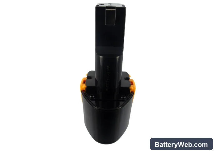 Panasonic EZ571 Replacement Battery, 9.6V, 2100mAh, Ni-MH 3