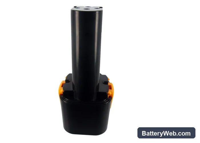 Panasonic EZ571 Replacement Battery, 9.6V, 3300mAh, Ni-MH 4