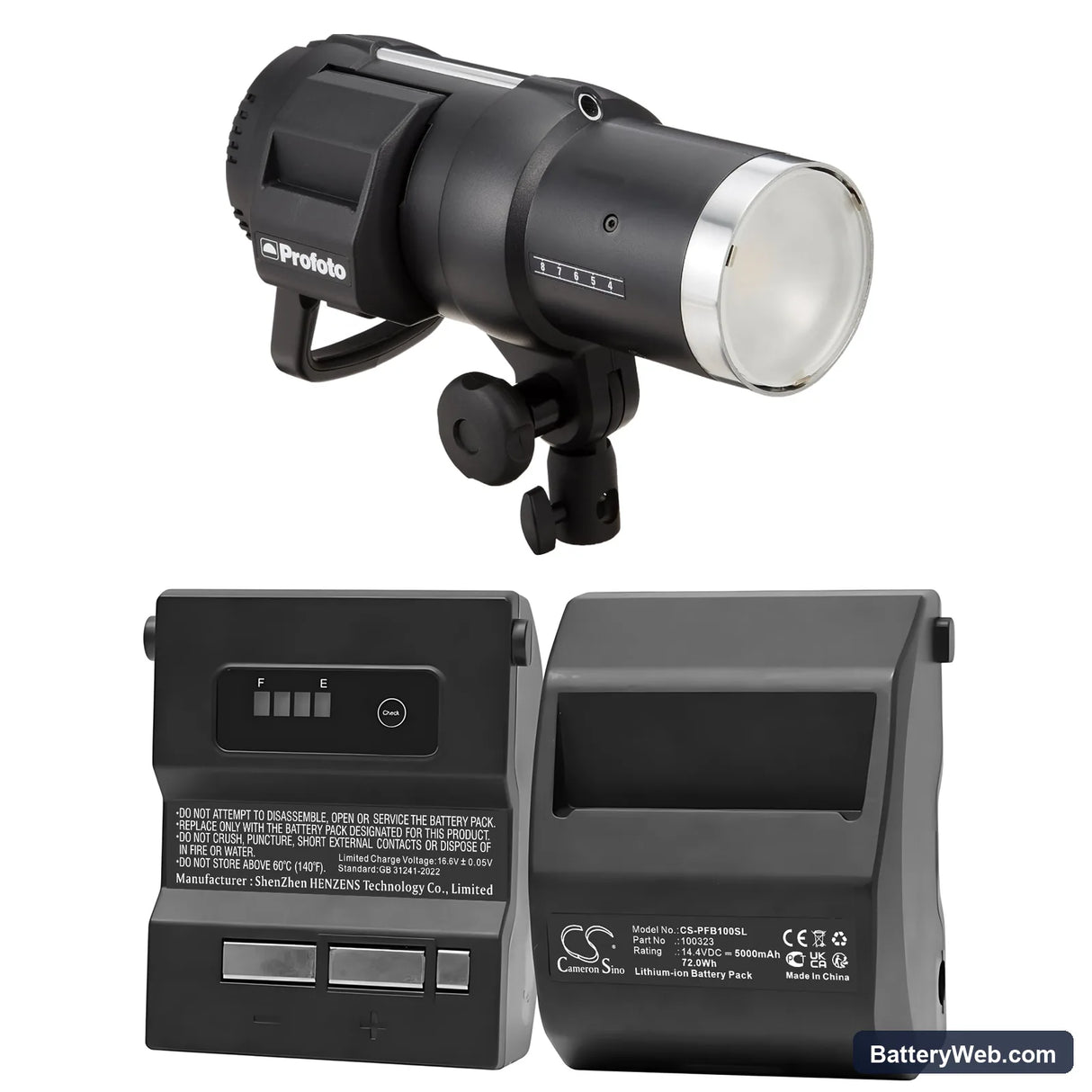 Profoto B1 Replacement Battery, 14.4V, 5000mAh, Li-ion 1