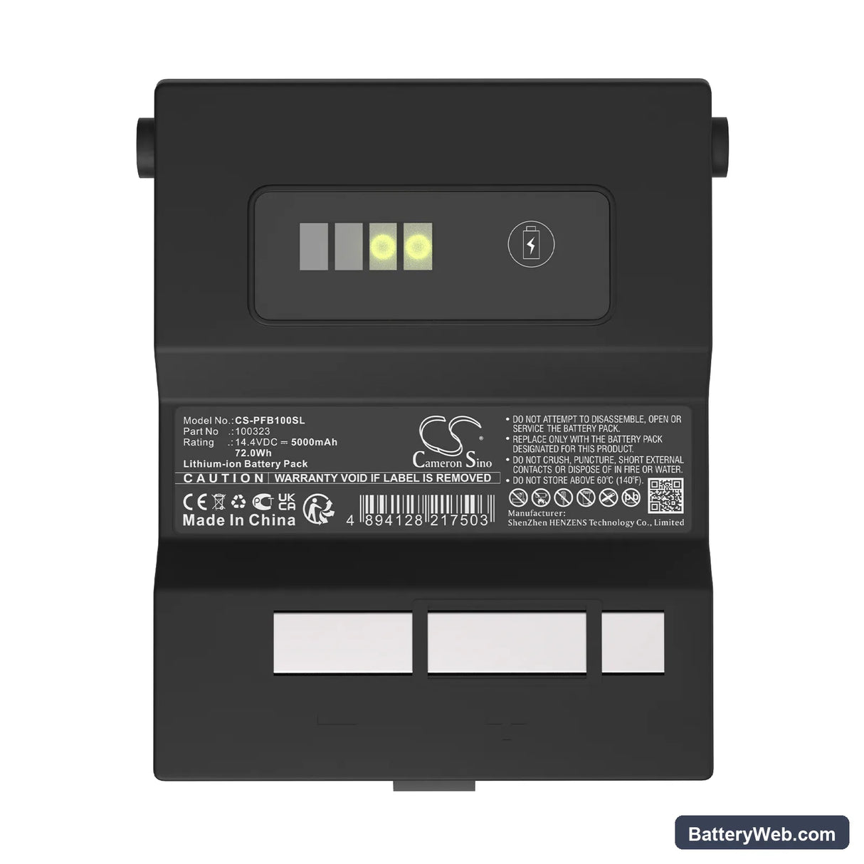 Profoto B1 Replacement Battery, 14.4V, 5000mAh, Li-ion 5