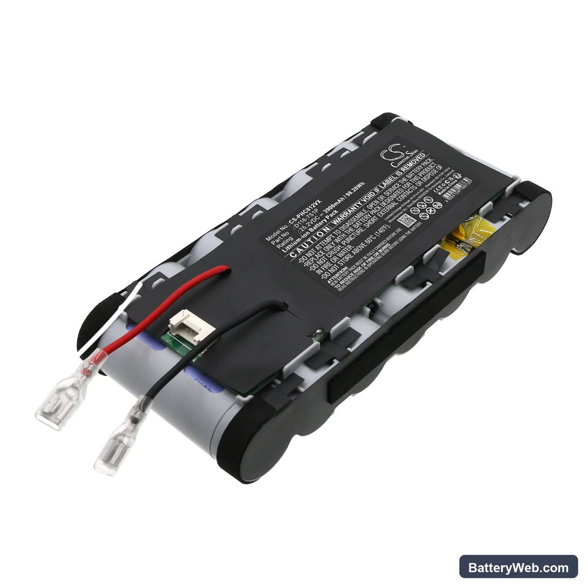 Philips Aqua Plus 8000 Replacement Battery, 25.2V, 3900mAh, Li-ion 1