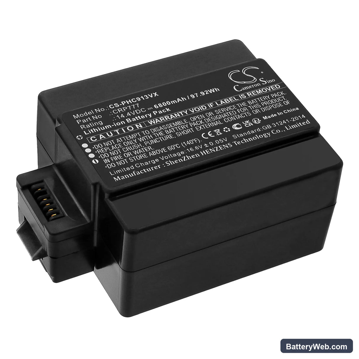 ICLEBO Free Replacement Battery, 14.4V, 6800mAh, Li-ion 1