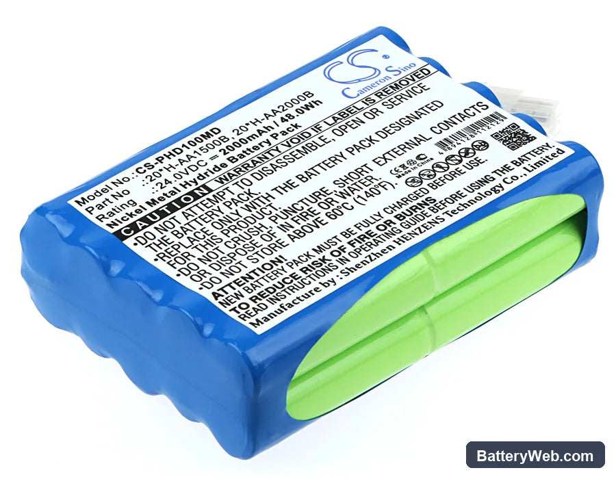 Philips Dameca Siesta i Breasy Replacement Battery, 24V, 2000mAh, Ni-MH 1
