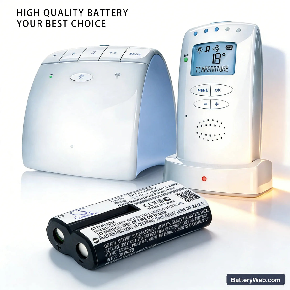 Philips Avent SCD510/75 Replacement Battery, 2.4V, 700mAh, Ni-MH 6