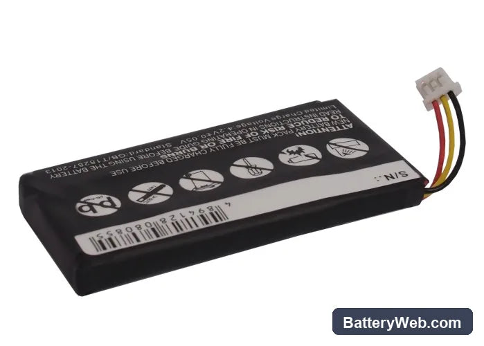 Phonak inspiro Replacement Battery, 3.7V, 500mAh, Li-Polymer 4