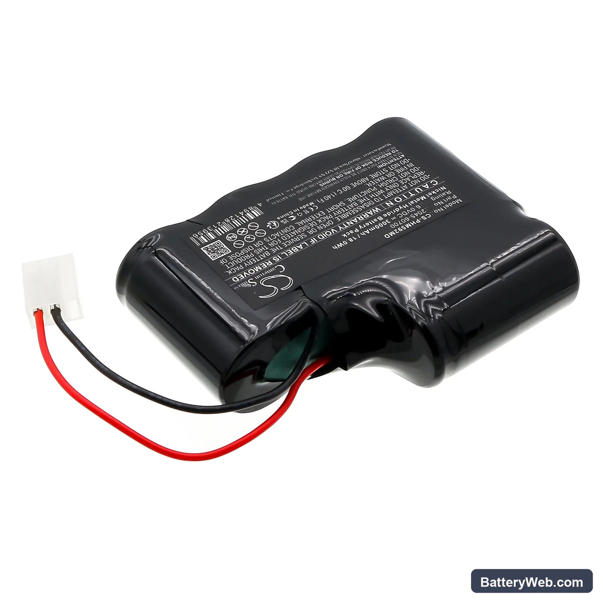 Philips 2040A Mida System Replacement Battery, 6V, 3000mAh, Ni-MH 2