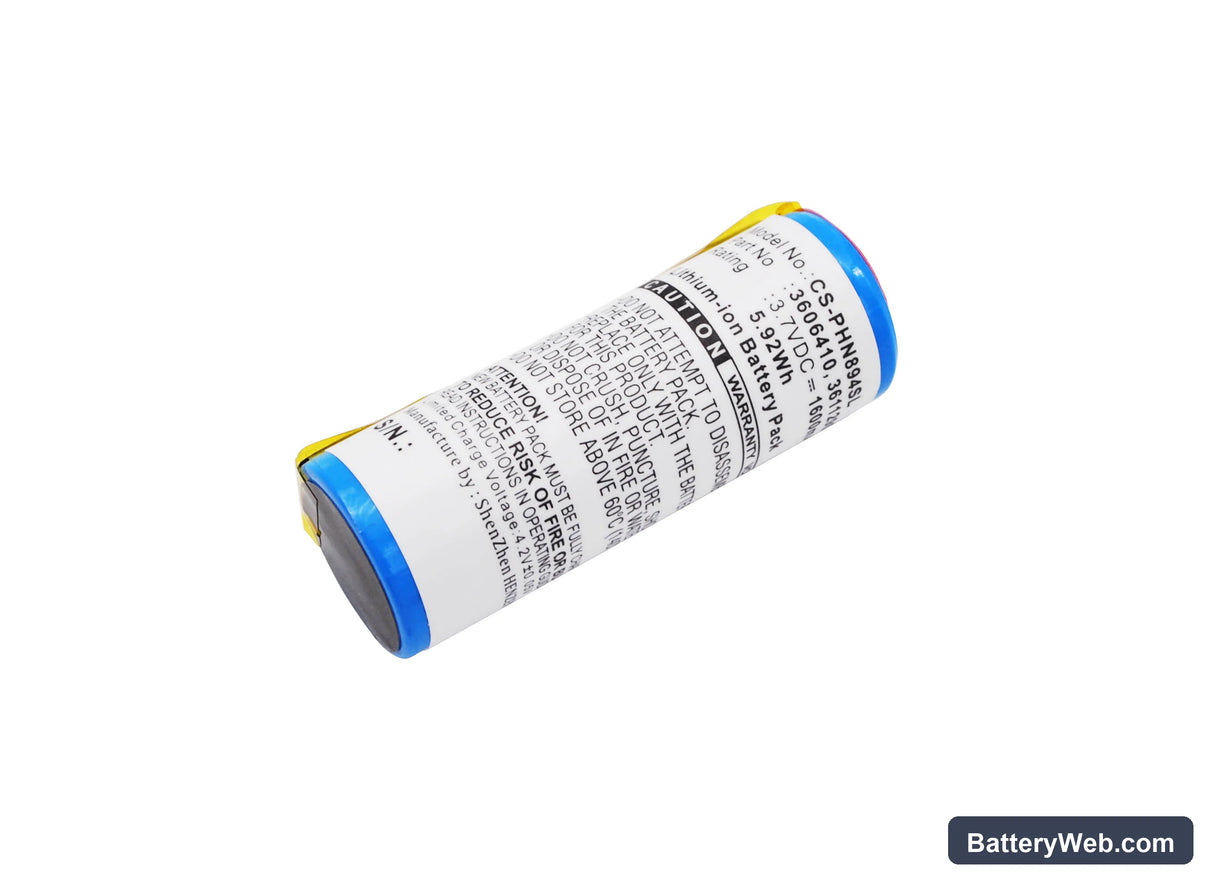 Philips Philips Norelco 8894XL Replacement Battery, 3.7V, 1600mAh, Li-ion 1