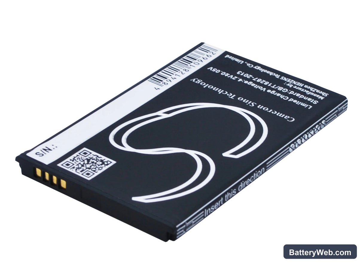 Philips Xenium T3566 Replacement Battery, 3.7V, 2000mAh, Li-ion 3