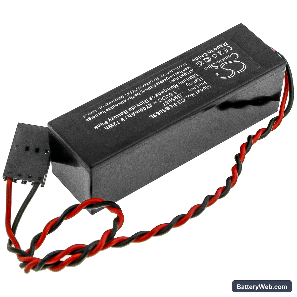 Hyundai SUPER 286 Replacement Battery, 3.6V, 2700mAh, Li-MnO2 2
