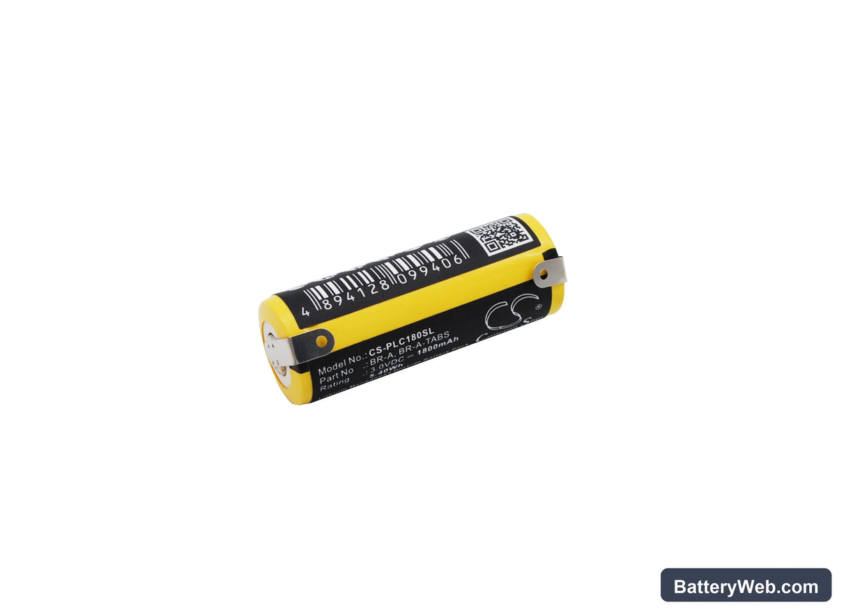 Panasonic BR-A Replacement Battery, 3V, 1800mAh, Li-MnO2 3