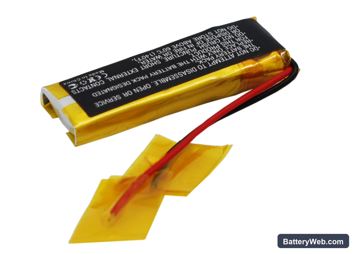 Plantronics M50 Replacement Battery, 3.7V, 80mAh, Li-Polymer 5
