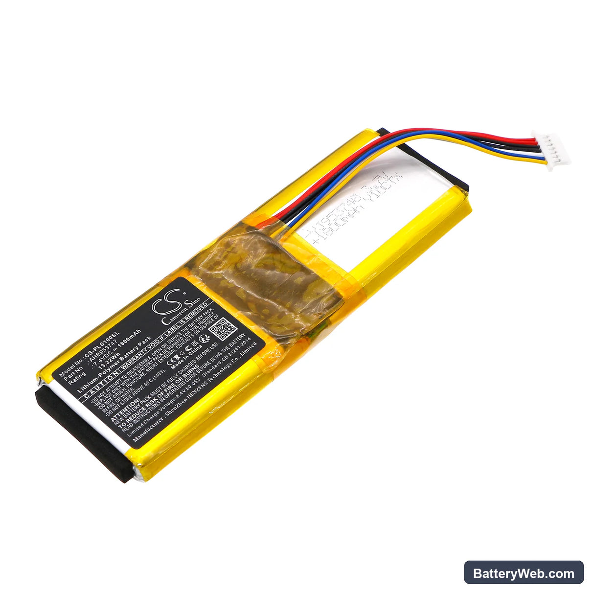 Polaroid SocialMatic Instagram Replacement Battery, 7.4V, 1800mAh, Li-Polymer 1