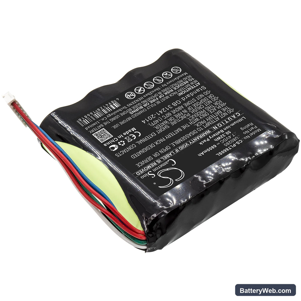 Platinum Tools T66006B Replacement Battery, 7.4V, 6800mAh, Li-ion 2