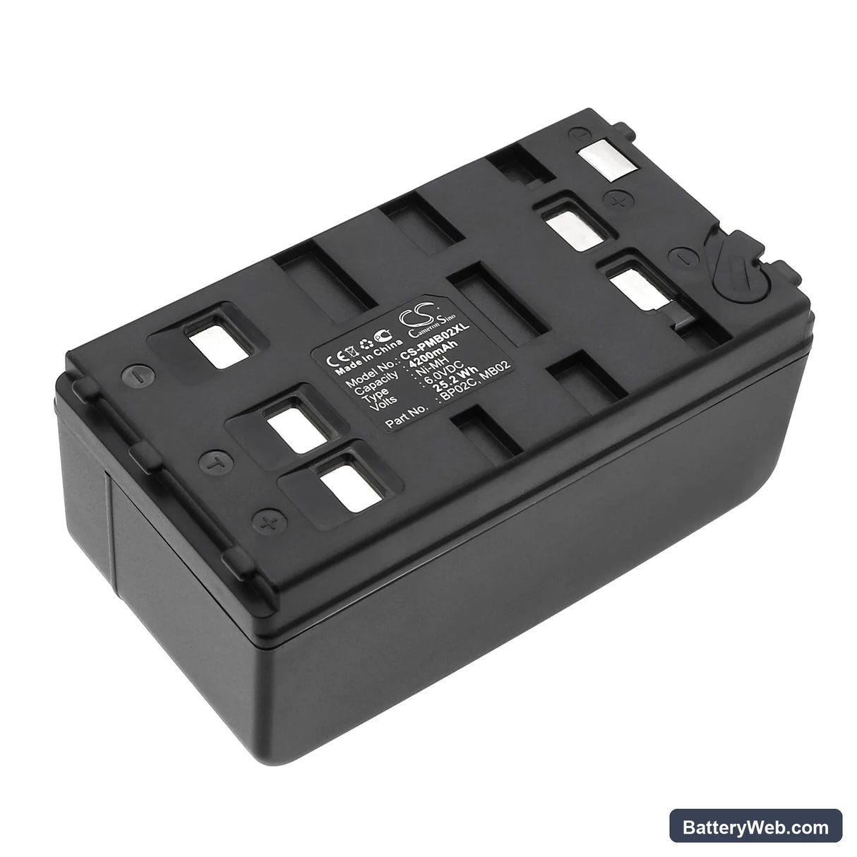 Pentax R100 Replacement Battery, 6V, 4200mAh, Ni-MH 1