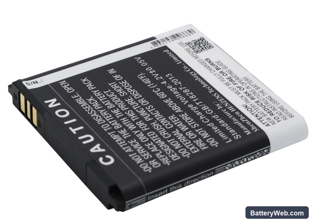 Prestigio MultiPhone 3540 Duo Replacement Battery, 3.7V, 2000mAh, Li-ion 4