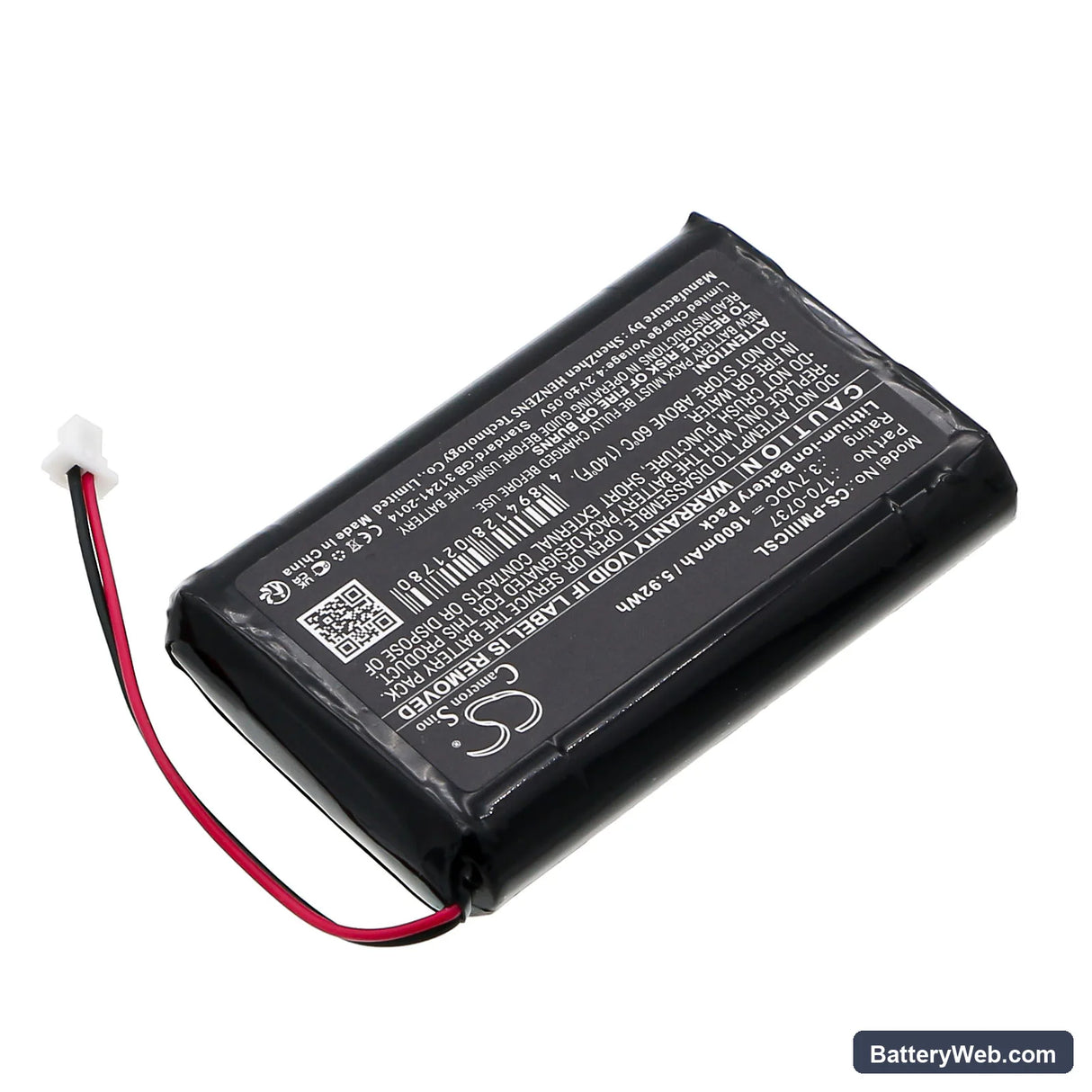 IBM WorkPad 8602-20X Replacement Battery, 3.7V, 1600mAh, Li-ion 2