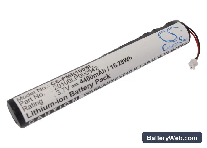 Pure Move radio Replacement Battery, 3.7V, 4400mAh, Li-ion 1