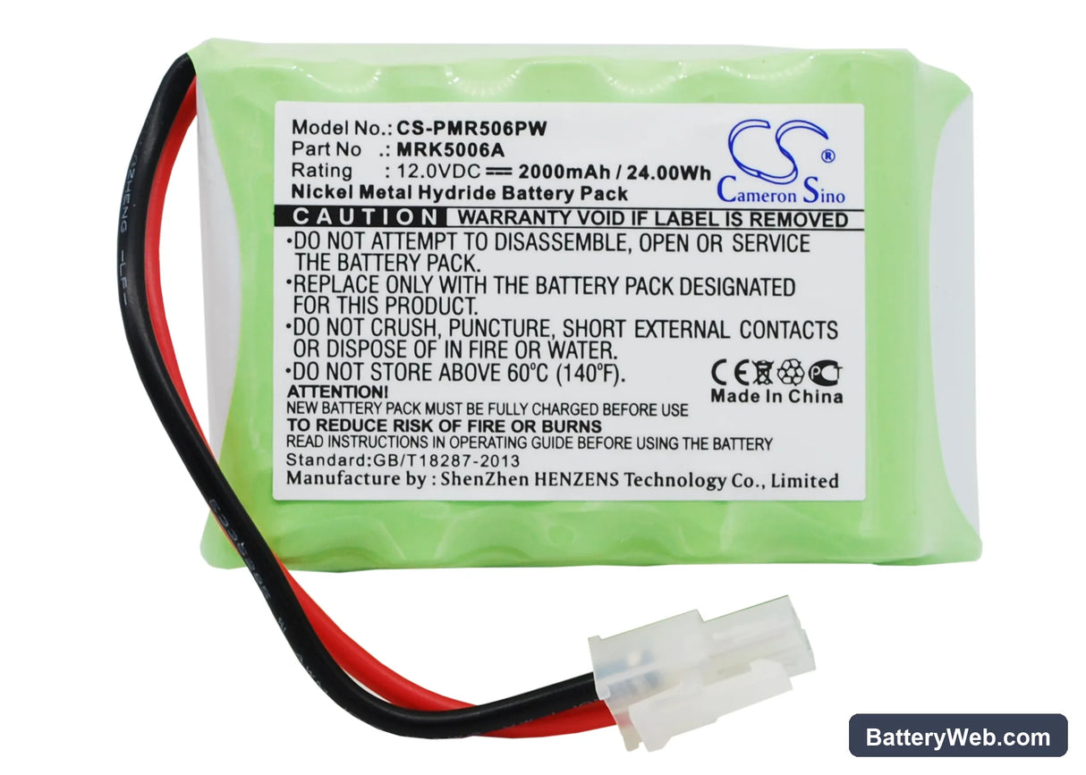 Wolf Garten Robo Scooter 600 Replacement Battery, 12V, 2000mAh, Ni-MH 1