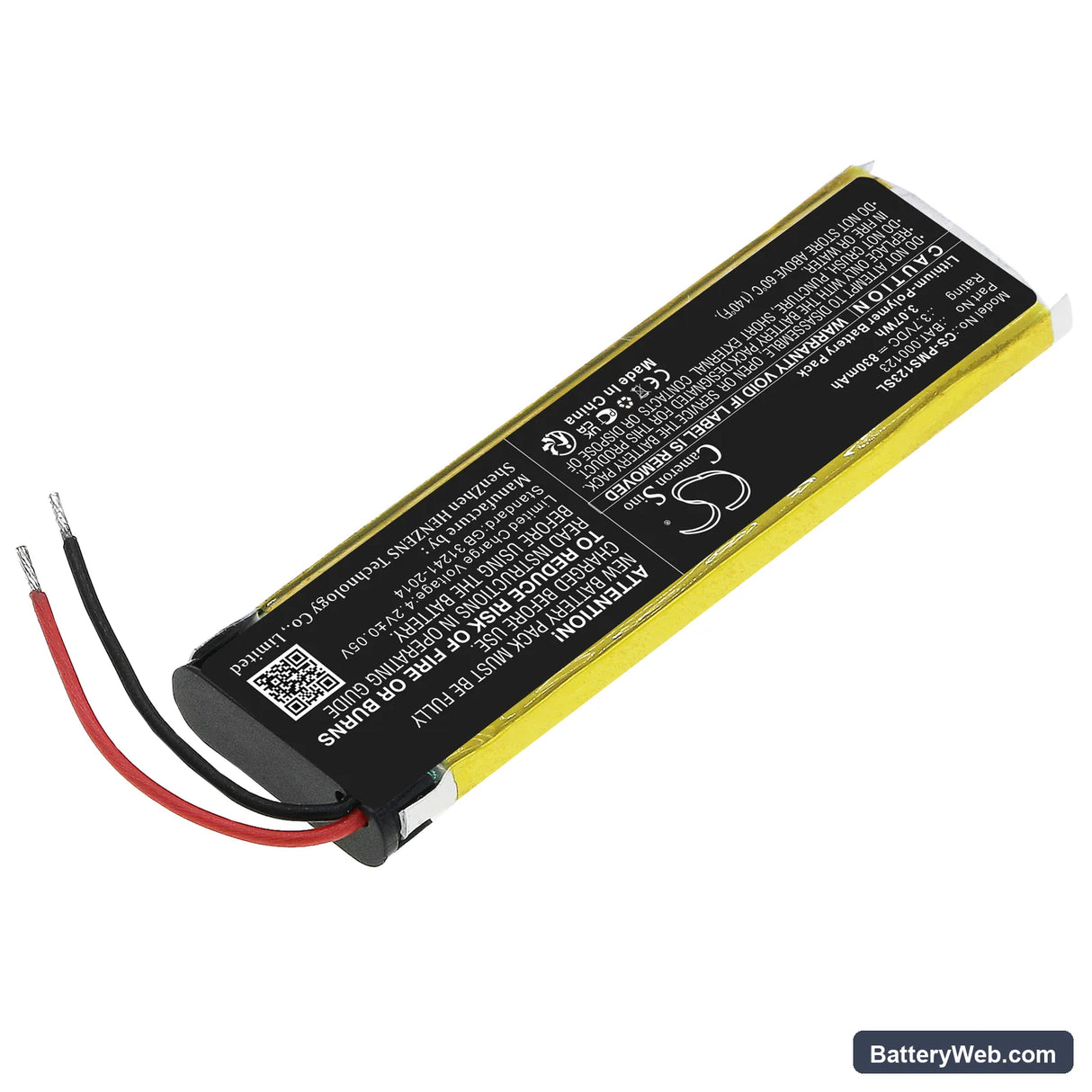 Philip Morris iQos 3.0 Multi Replacement Battery, 3.7V, 830mAh, Li-Polymer 2