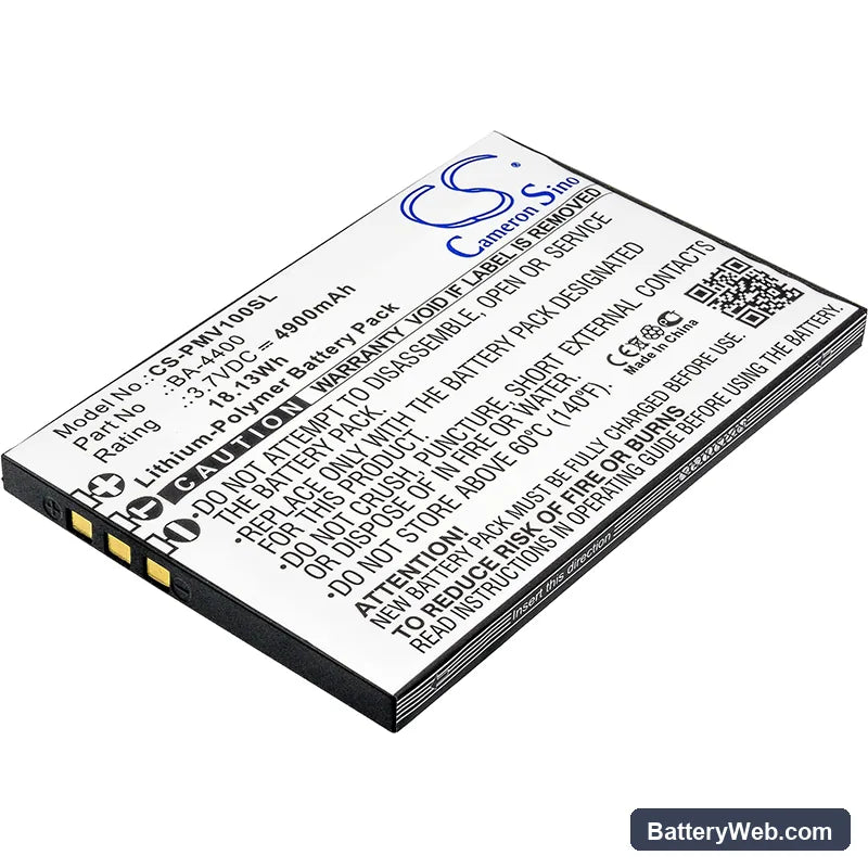 Lawmate PV-1000 Replacement Battery, 3.7V, 4900mAh, Li-Polymer 1