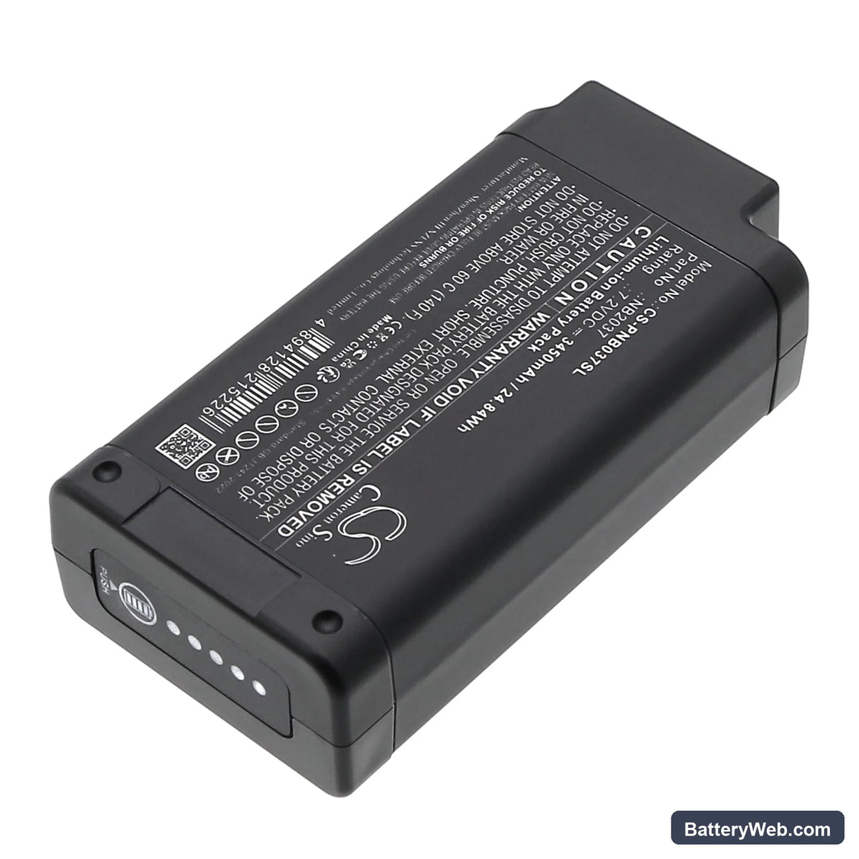 Olympus EPOCH 6LS Replacement Battery, 7.2V, 3450mAh, Li-ion 2