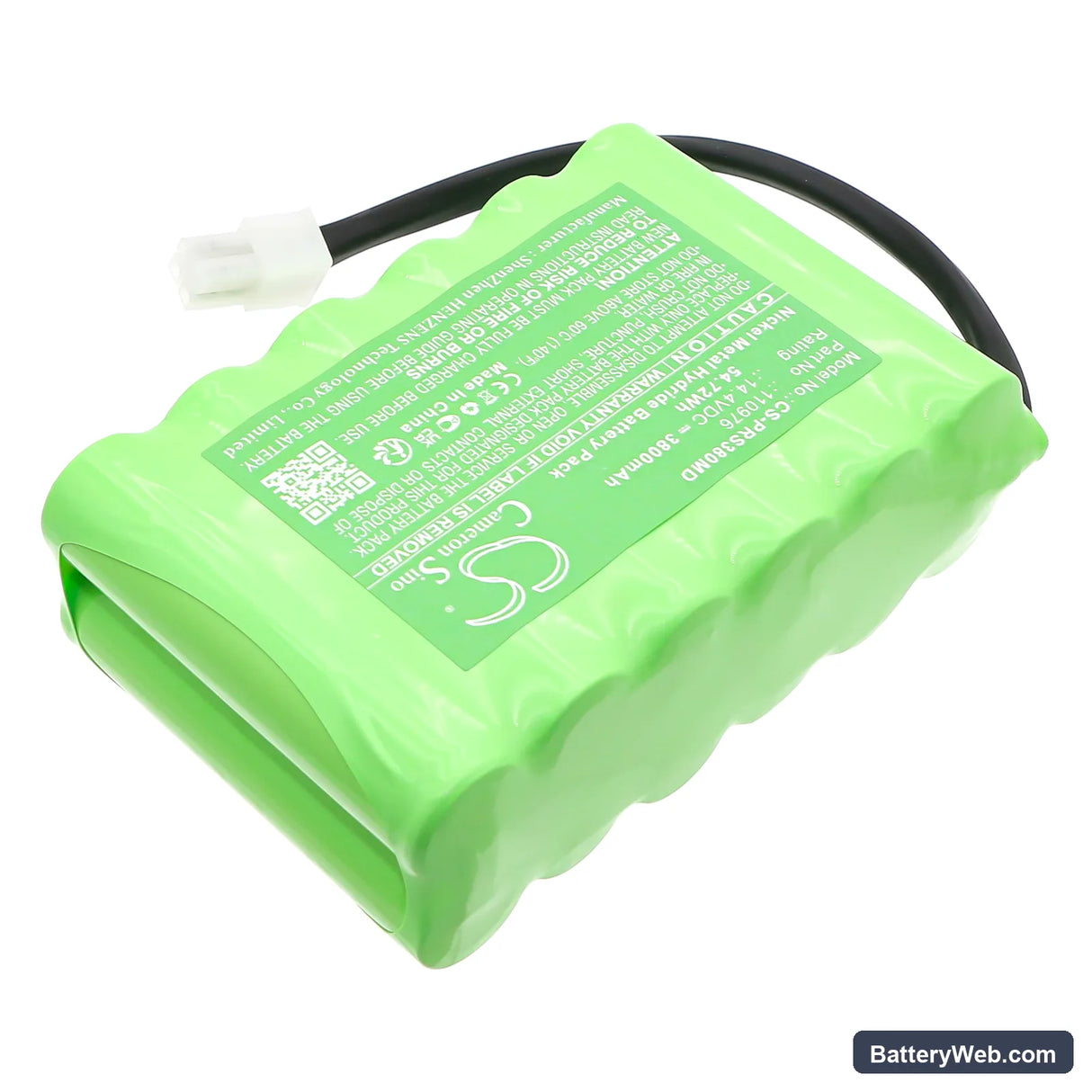 Progetti defibrillator Rescue Life Replacement Battery, 14.4V, 3800mAh, Ni-MH 2