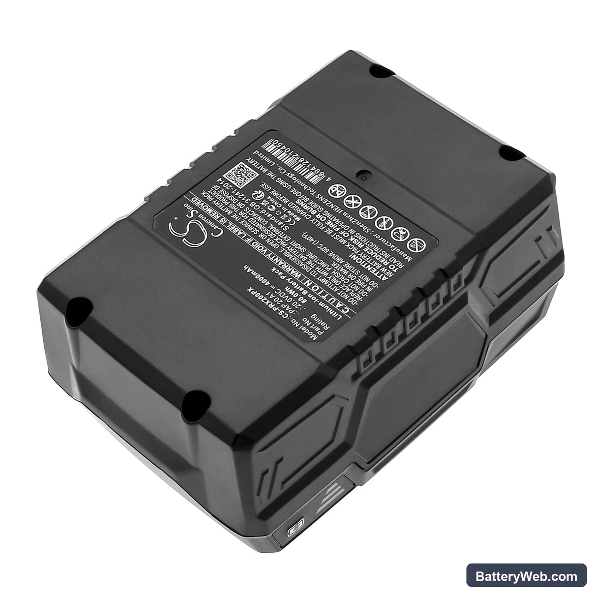 Parkside PSBSA 20-Li-C3 Replacement Battery, 20V, 4000mAh, Li-ion 4