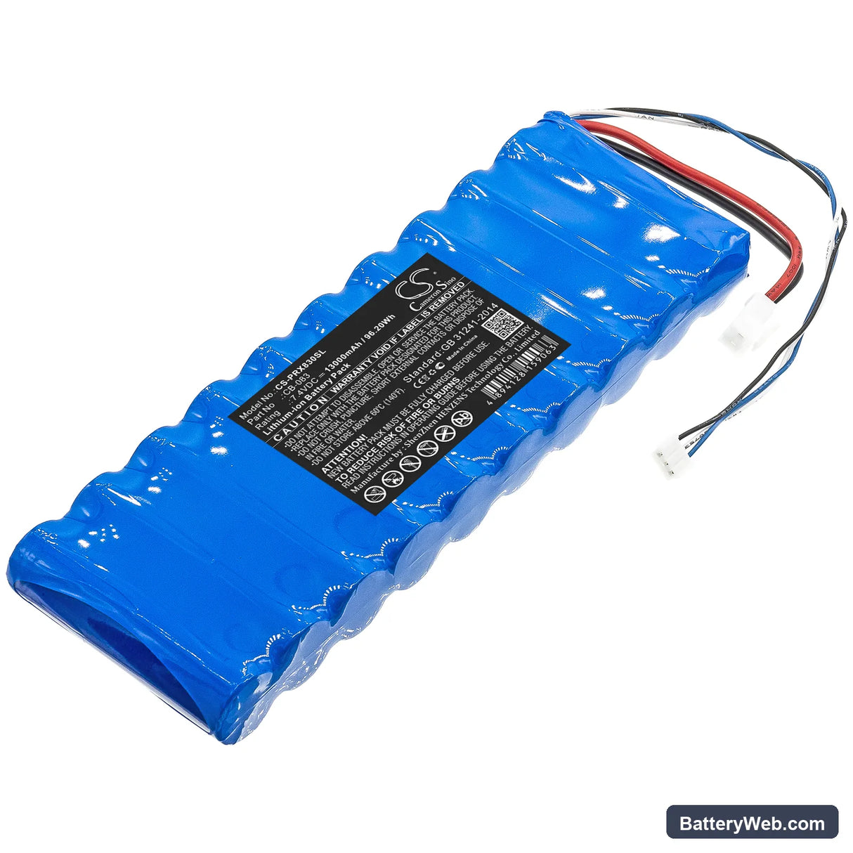 Promax HD Ranger Replacement Battery, 7.4V, 13000mAh, Li-ion 1