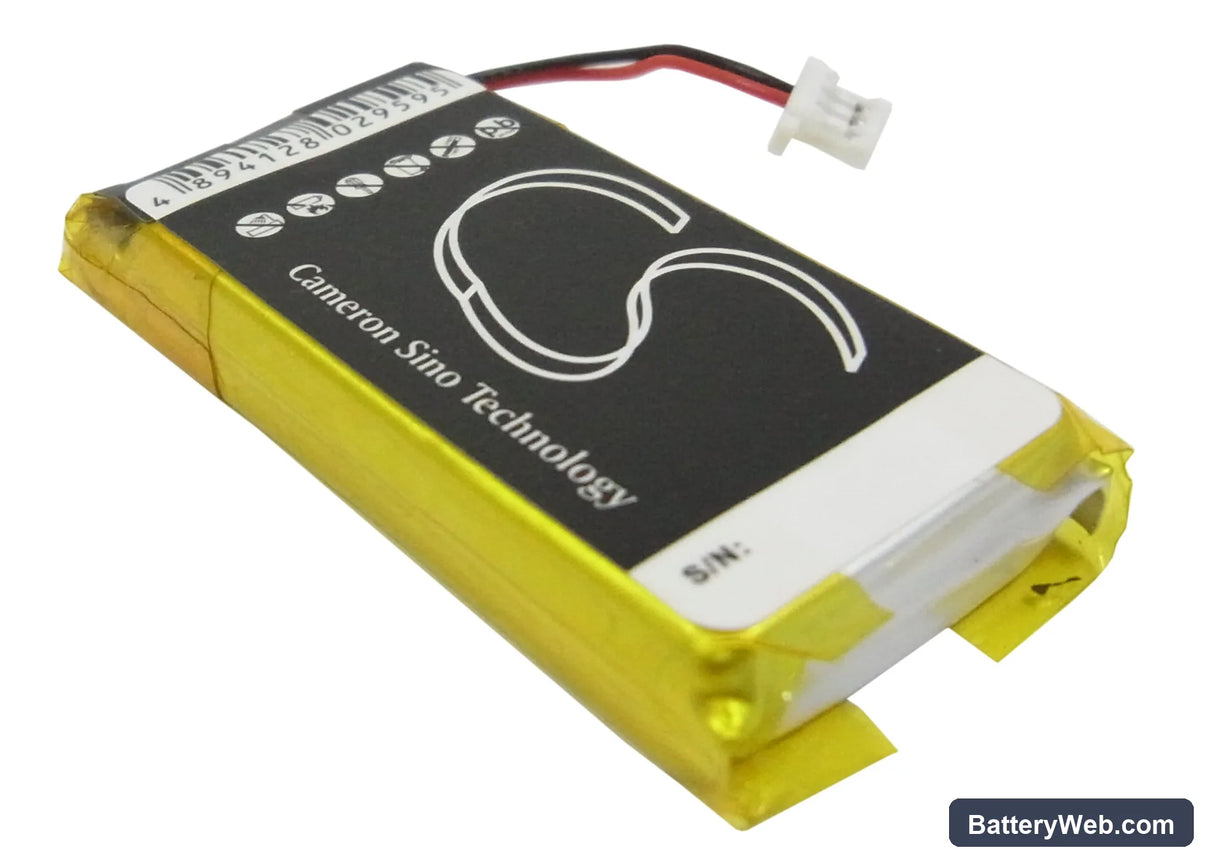 Philips GoGear HDD082/17 2GB Replacement Battery, 3.7V, 550mAh, Li-Polymer 4