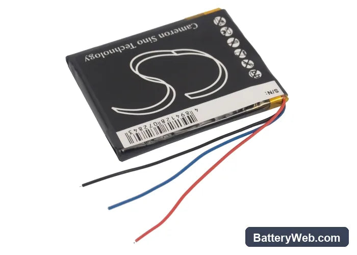 Philips GoGear Muse Replacement Battery, 3.7V, 1400mAh, Li-Polymer 4