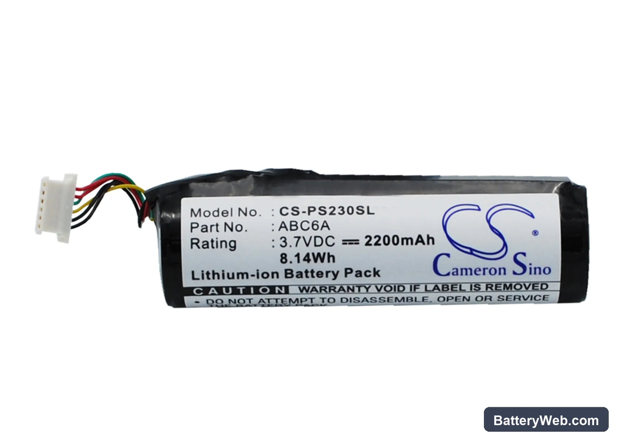 Philips PMC7230 Replacement Battery, 3.7V, 2200mAh, Li-ion 1