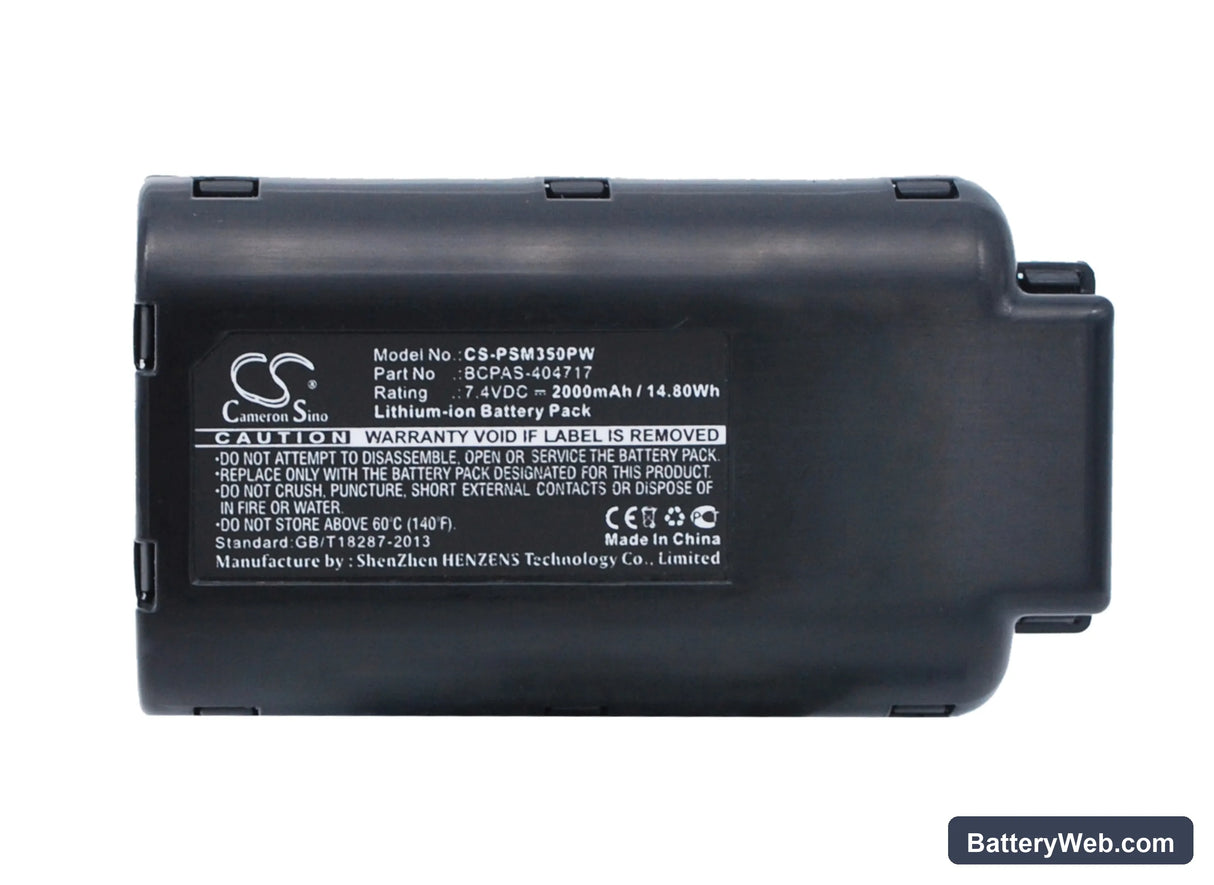 Paslode IM350ct Replacement Battery, 7.4V, 2000mAh, Li-ion 5