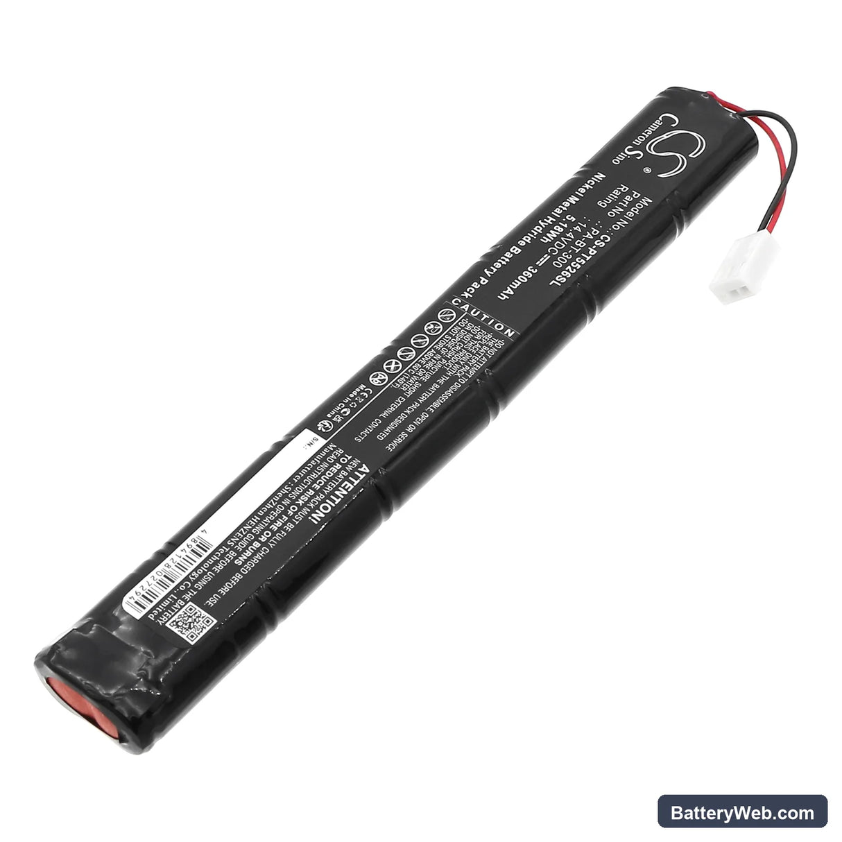 Pentax PocketJet II Printer Replacement Battery, 14.4V, 360mAh, Ni-MH 2
