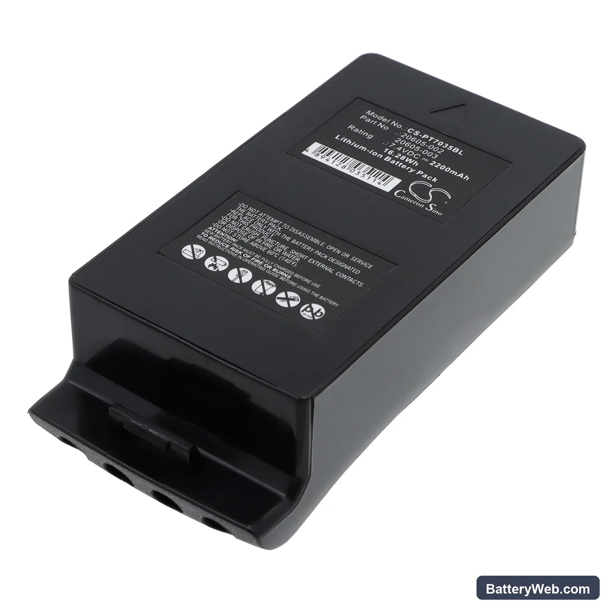 Psion Teklogix 7035 Replacement Battery, 7.4V, 2200mAh, Li-ion 1