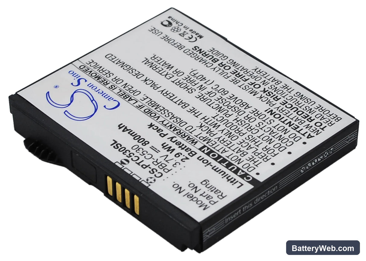 Pantech Reveal C790 Aladdin Replacement Battery, 3.7V, 800mAh, Li-ion 1