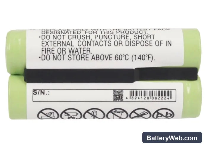 American Telecom 2250 Replacement Battery, 2.4V, 700mAh, Ni-MH 4