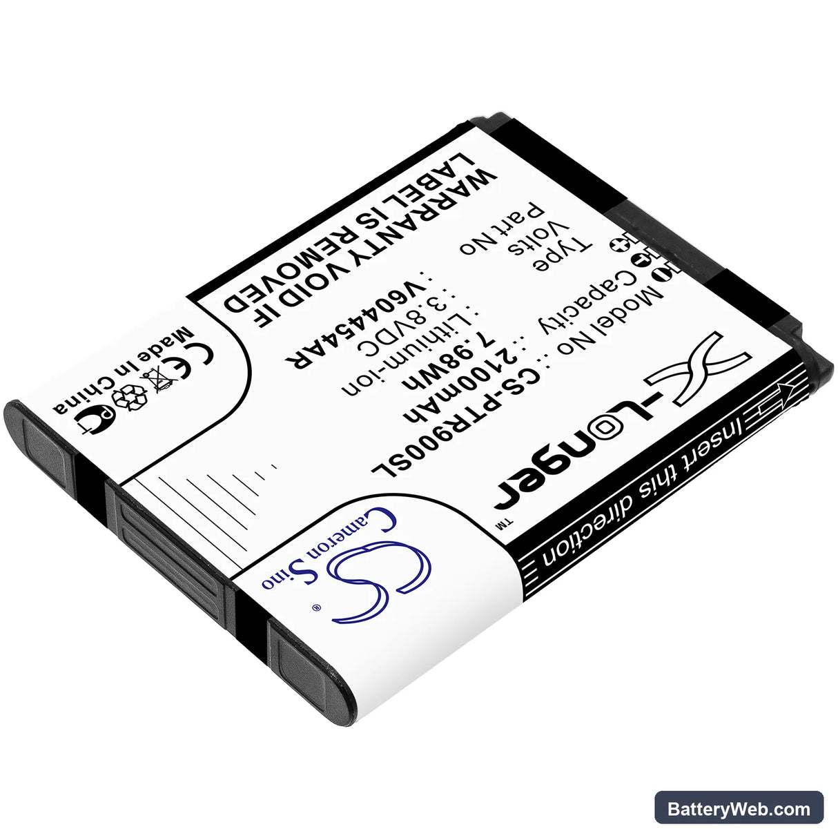 Verizon Ellipsis Jetpack Replacement Battery, 3.8V, 2100mAh, Li-ion 2