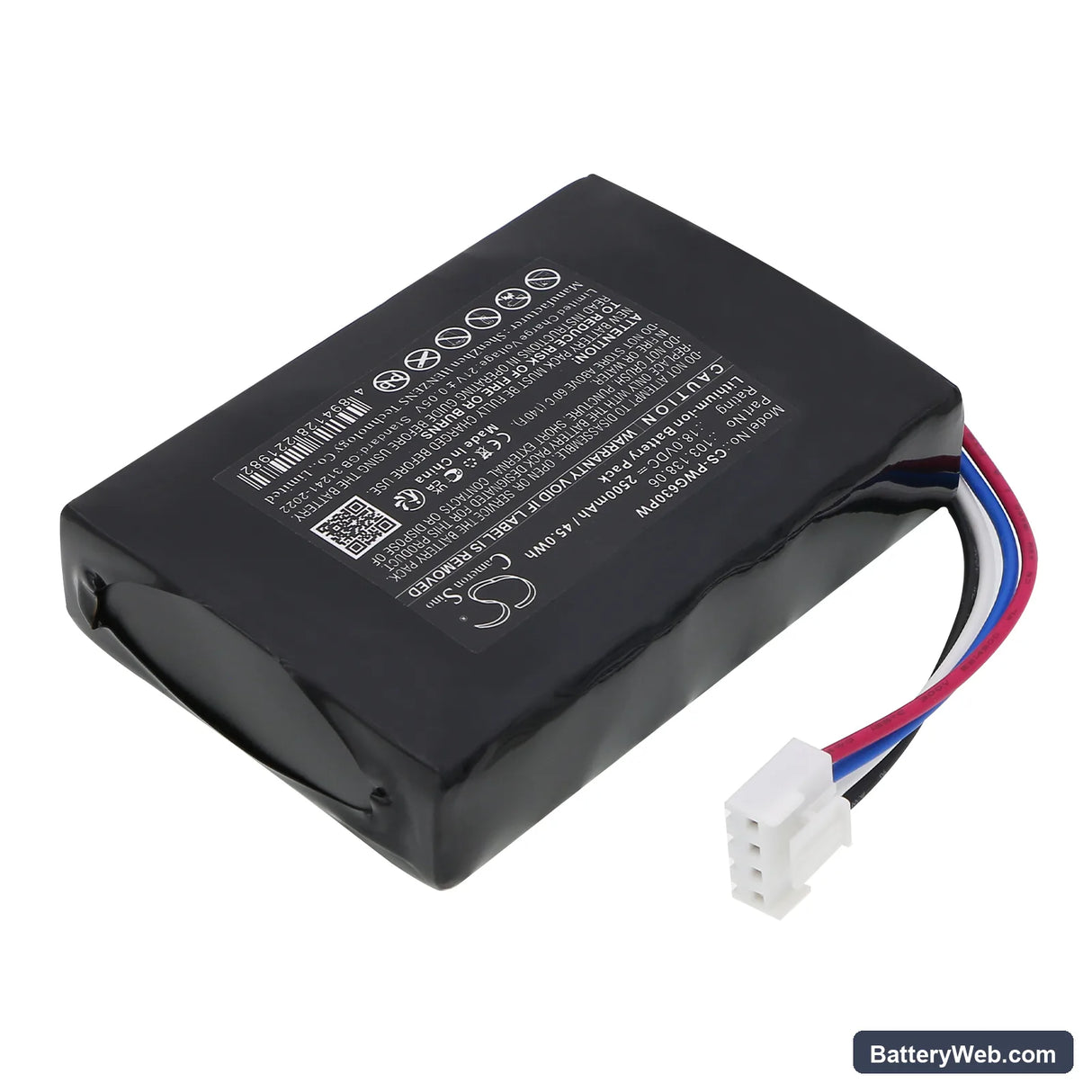 PowerPlus POWXG6305 Replacement Battery, 18V, 2500mAh, Li-ion 2