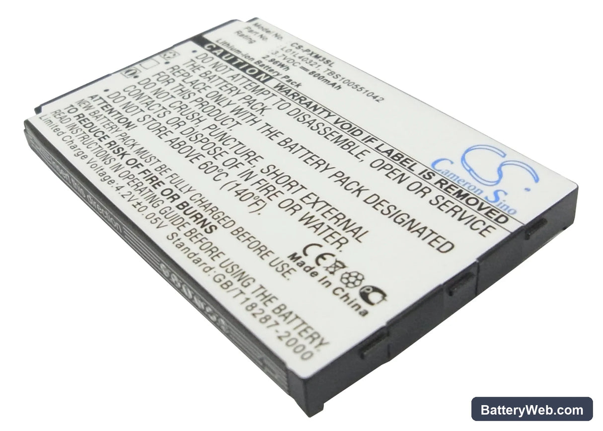 Sirius GEX-XMP3 Replacement Battery, 3.7V, 800mAh, Li-ion 1