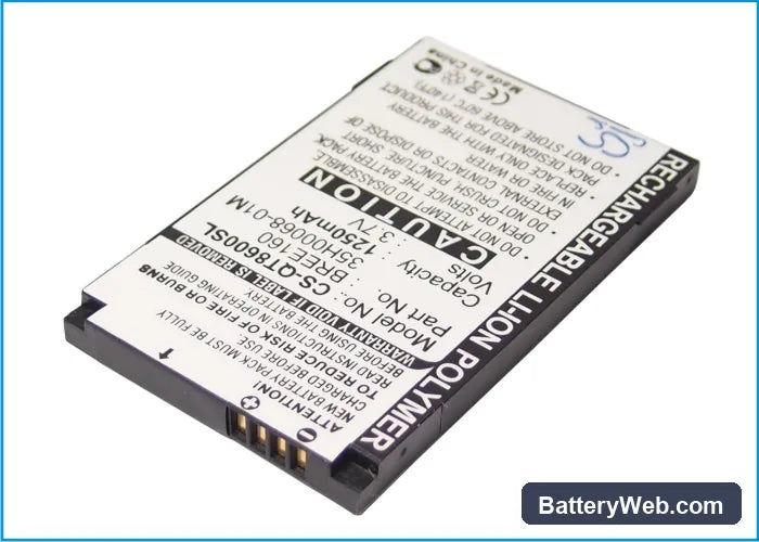 Swisscom XPA v1405 Replacement Battery, 3.7V, 1250mAh, Li-Polymer 4