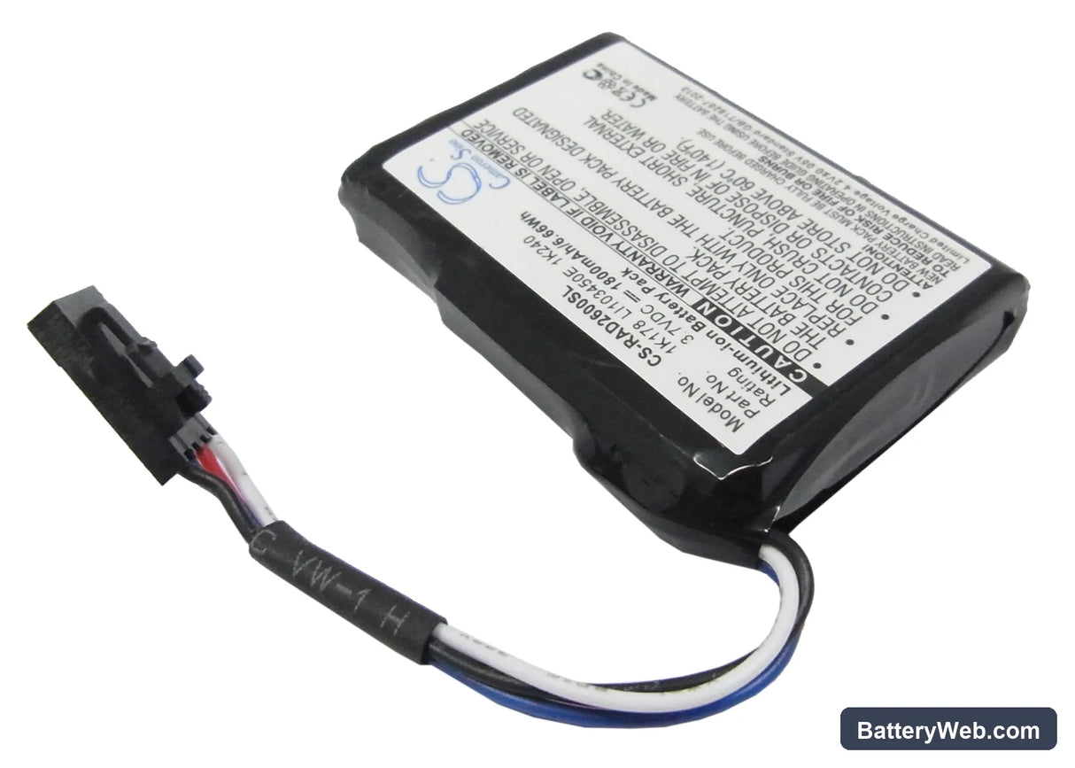 Dell PowerEdge 2600 Replacement Battery, 3.7V, 1800mAh, Li-ion 2