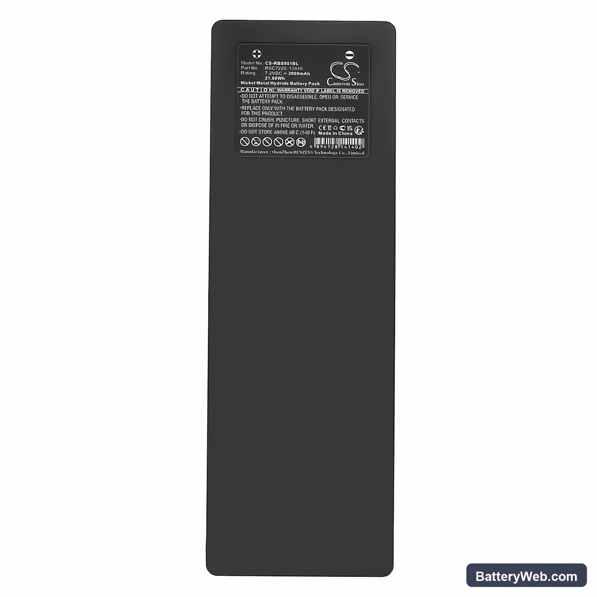 Scanreco Kranfunksteuerung 592 Replacement Battery, 7.2V, 3000mAh, Ni-MH 5