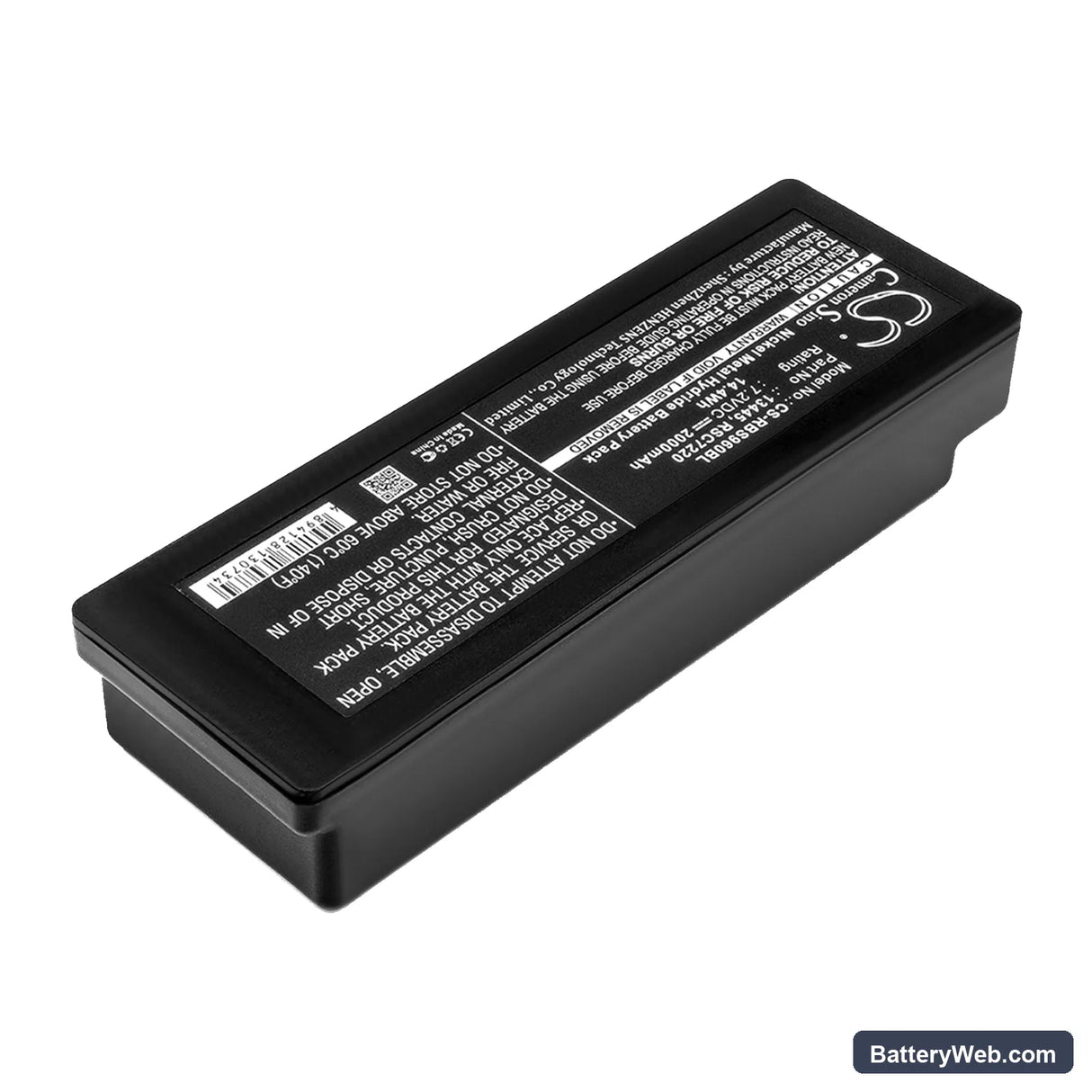 Scanreco 590 Replacement Battery, 7.2V, 2000mAh, Ni-MH 2