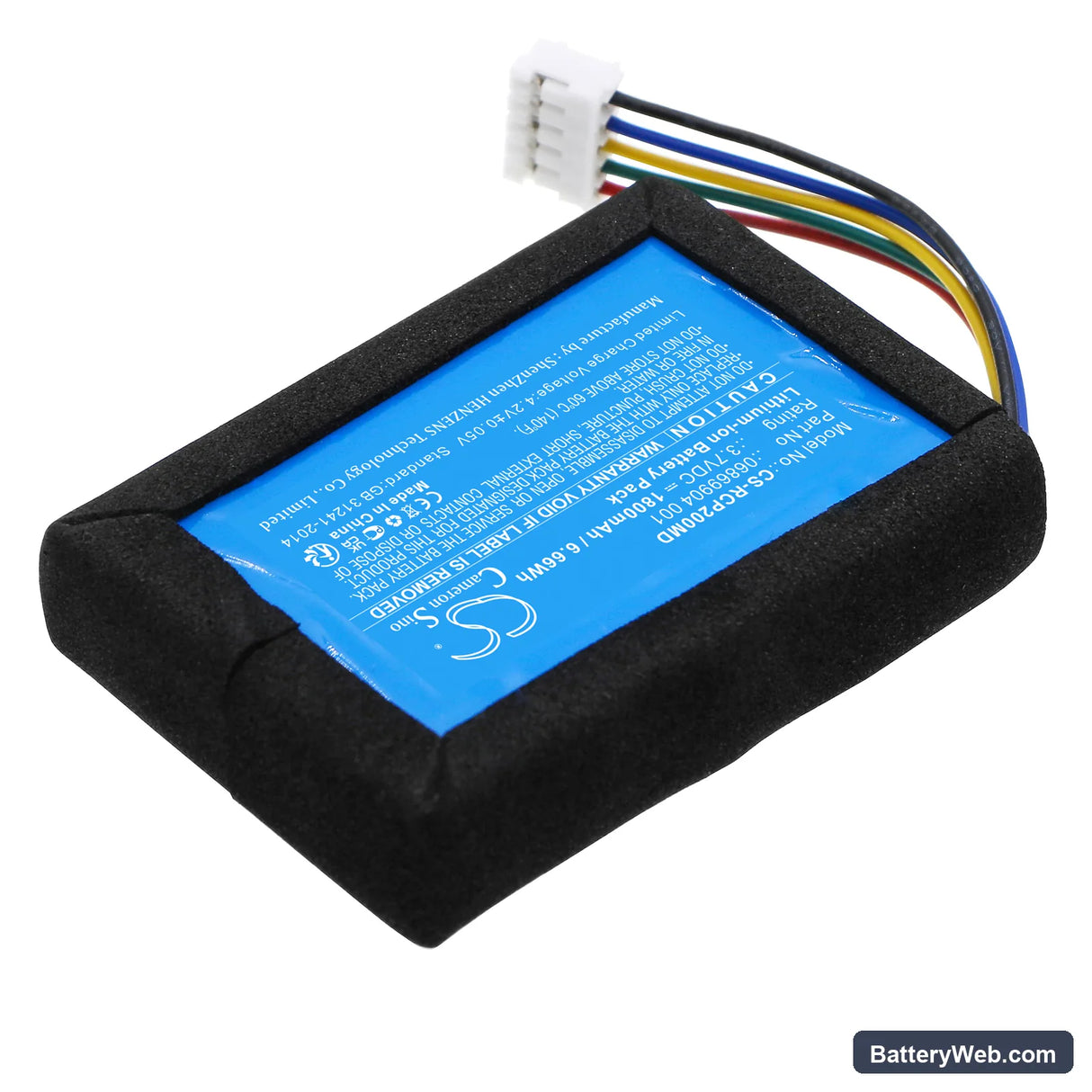 Roche POCT 30645-00 Replacement Battery, 3.7V, 1800mAh, Li-ion 2
