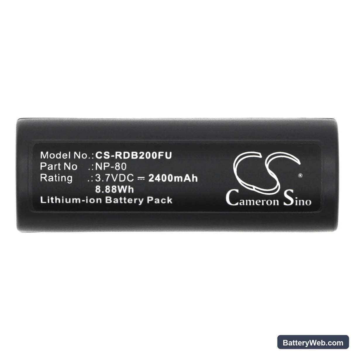 Epson R-D1 Replacement Battery, 3.7V, 2400mAh, Li-ion 5