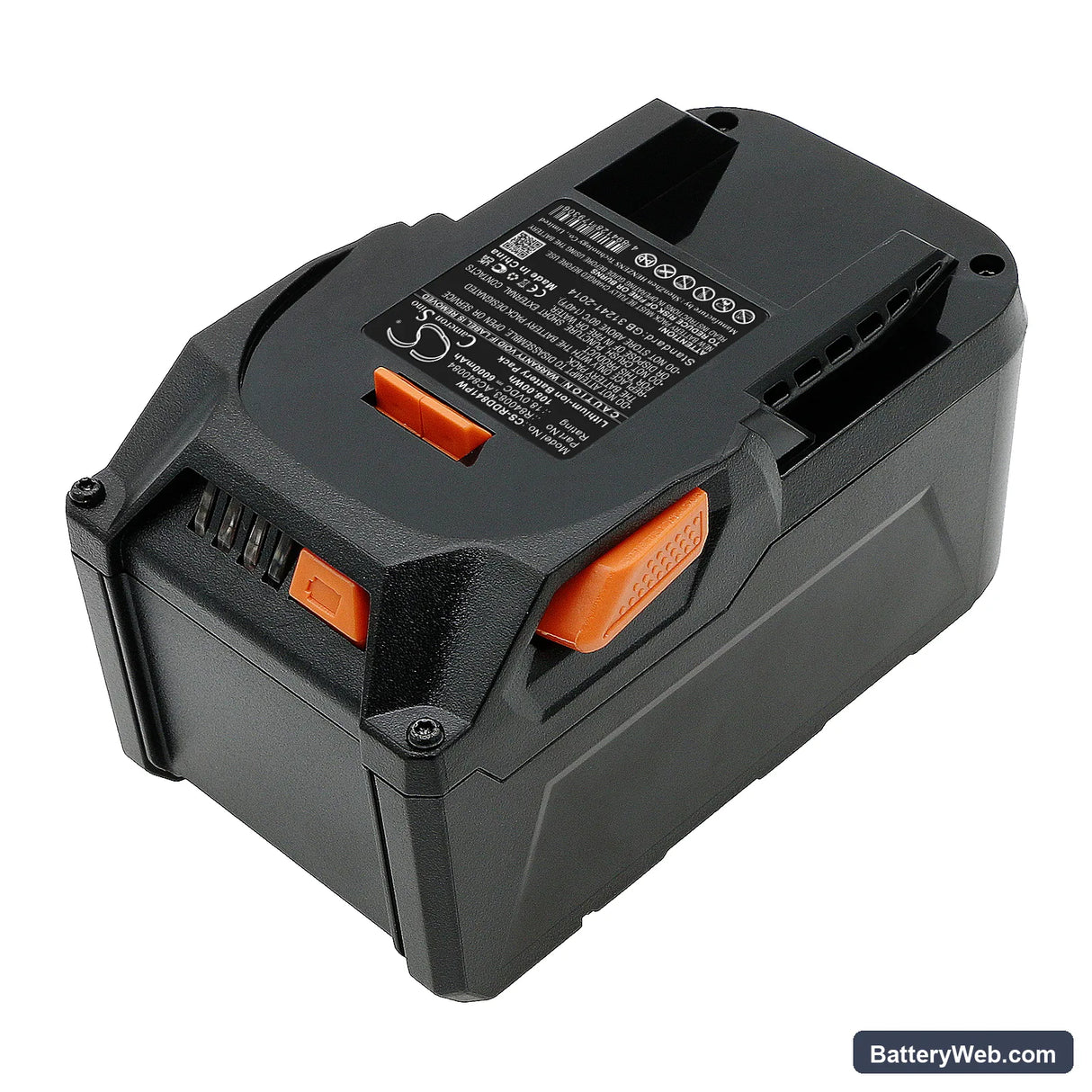 AEG BFL 18 Replacement Battery, 18V, 6000mAh, Li-ion 2