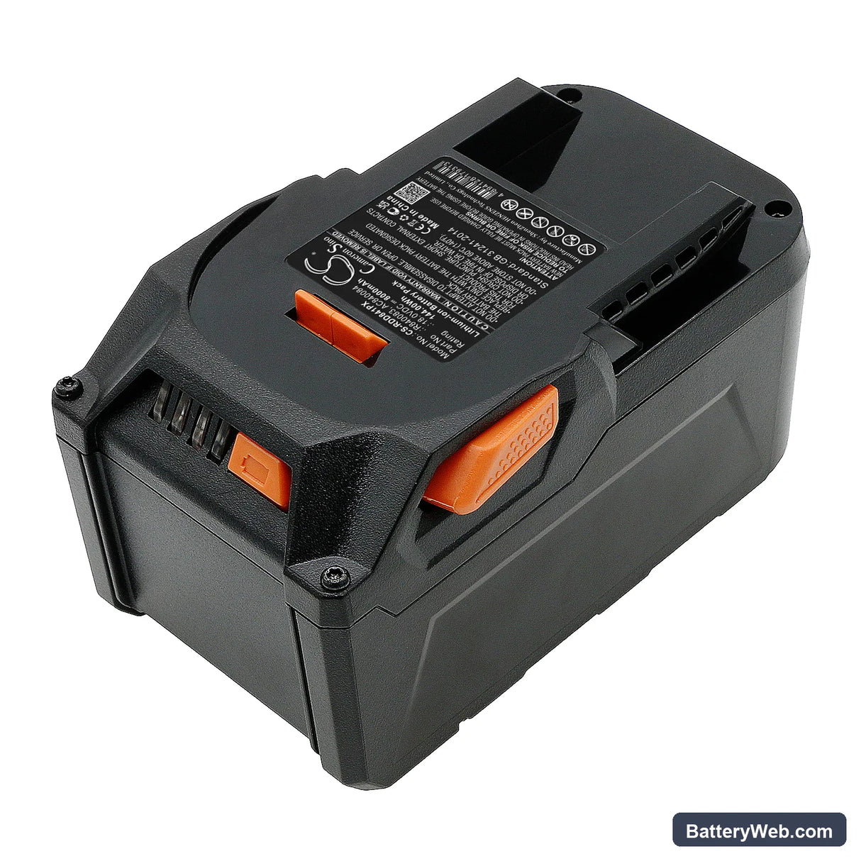 Ridgid R840083 Replacement Battery, 18V, 8000mAh, Li-ion 2