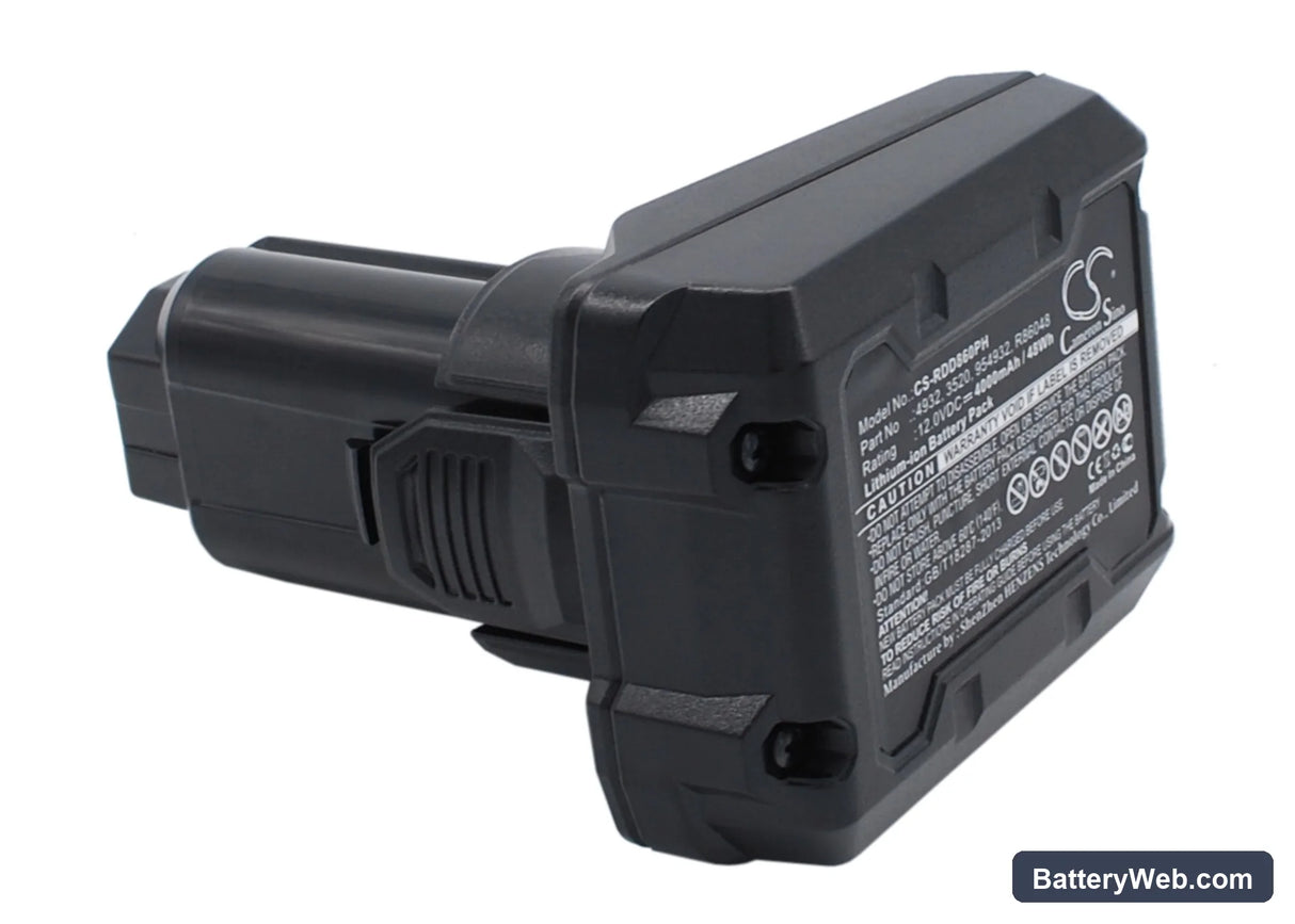 AEG BLL12C Replacement Battery, 12V, 4000mAh, Li-ion 2